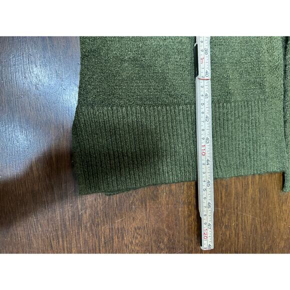 Comfy Long Duster Cadigan Sweater Women Small Chunky Academia Grunge Dark Warm - Picture 5 of 9